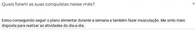 Depoimento de paciente
