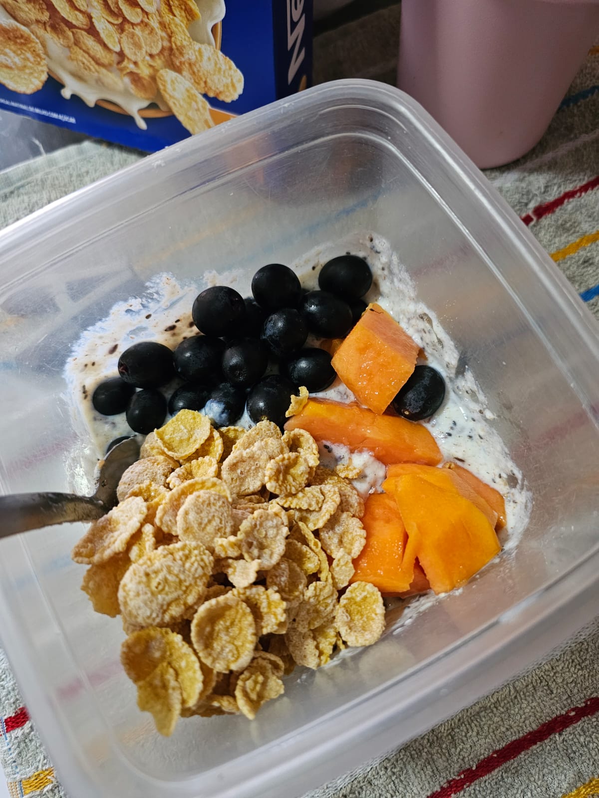 Refeição do paciente de Nutrição